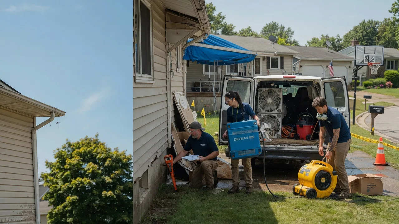 Ceiling Leak Cleanup in Sodus, MI near me