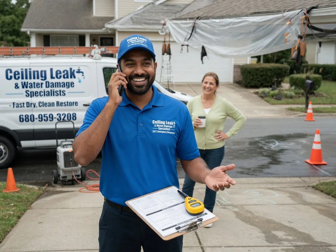 Ceiling Leak Cleanup Sodus, MI FAQs